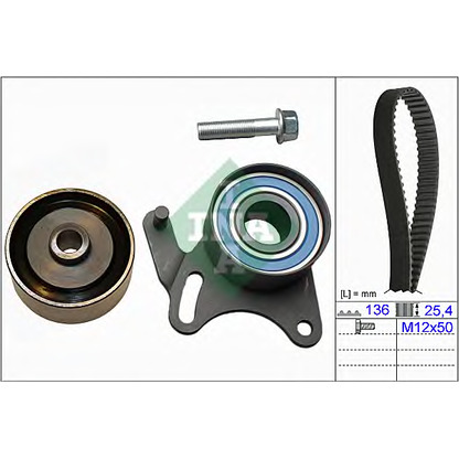 Photo Timing Belt Kit INA 530007210