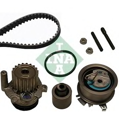 Photo Water Pump & Timing Belt Kit INA 530020132