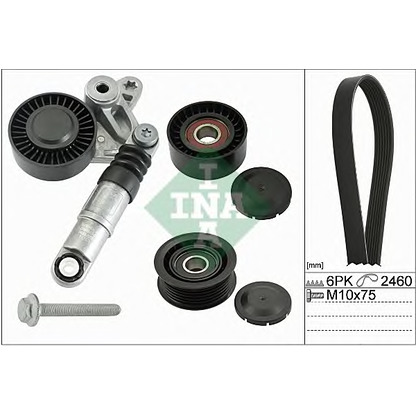 Foto Kit Cinghie Poly-V INA 529007510