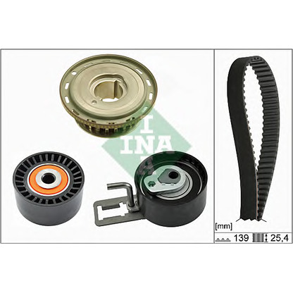 Photo Timing Belt Kit INA 530063310