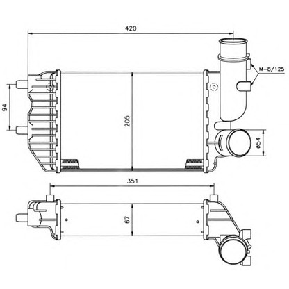 Photo Intercooler, charger NRF 30066A