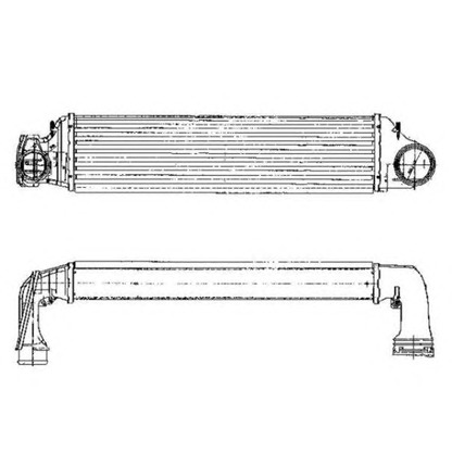 Photo Intercooler, échangeur NRF 30154A