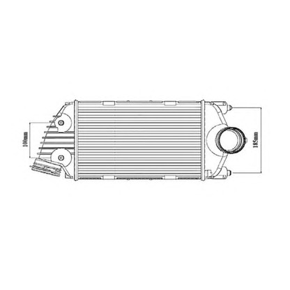 Photo Intercooler, charger NRF 30187