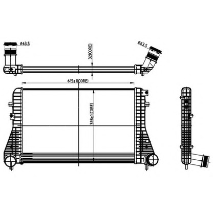 Photo Intercooler, échangeur NRF 30306