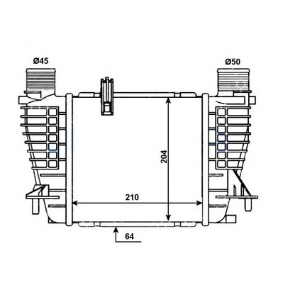 Photo Intercooler, échangeur NRF 30518