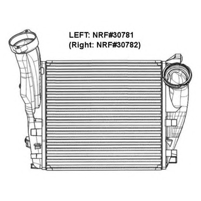 Photo Intercooler, charger NRF 30781