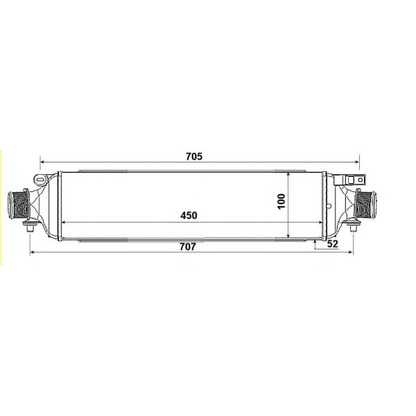 Photo Intercooler, échangeur NRF 30791