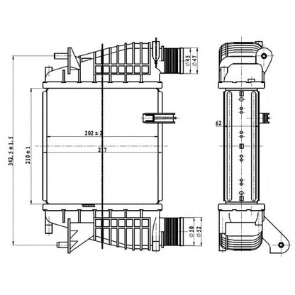 Foto Ladeluftkühler NRF 30866