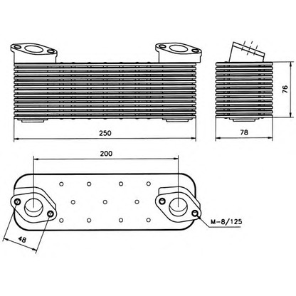 Foto Ölkühler, Motoröl NRF 31049