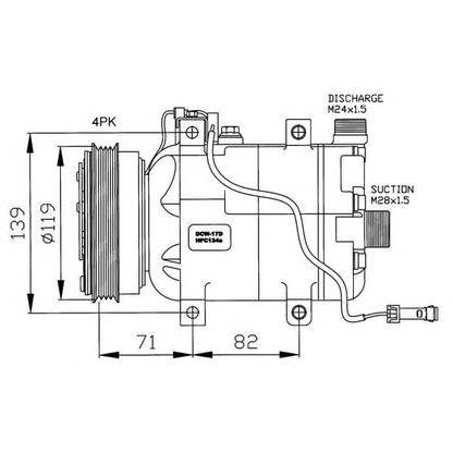 Foto Kompressor, Klimaanlage NRF 32032