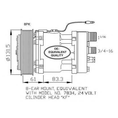 Foto Kompressor, Klimaanlage NRF 32073