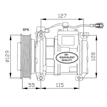 Photo Compressor, air conditioning NRF 32093