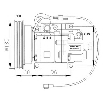 Photo Compressor, air conditioning NRF 32096G