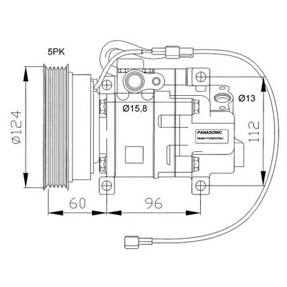 Foto Kompressor, Klimaanlage NRF 32099G