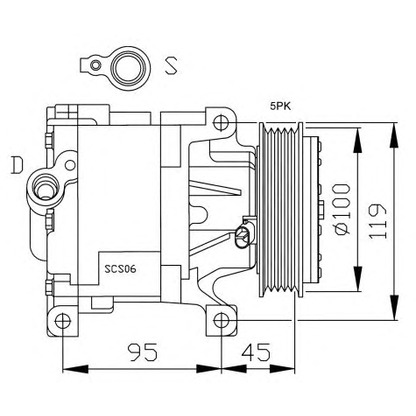 Photo Compresseur, climatisation NRF 32183G