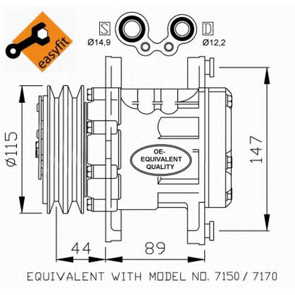 Foto Compressore, Climatizzatore NRF 32207