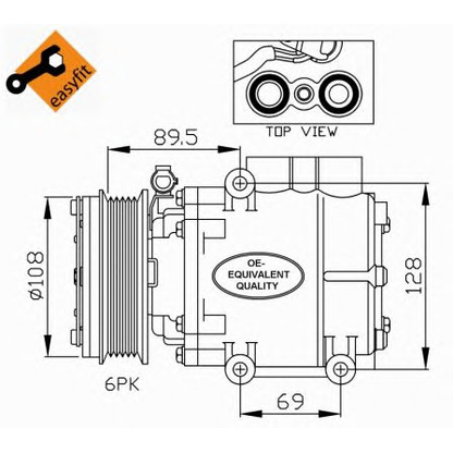 Foto Compressore, Climatizzatore NRF 32248