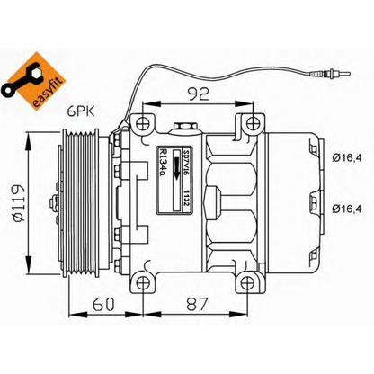 Foto Compressore, Climatizzatore NRF 32276G