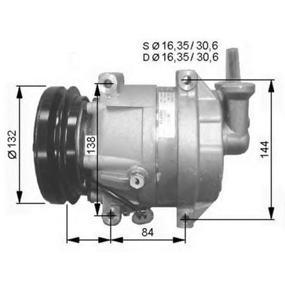 Foto Kompressor, Klimaanlage NRF 32325G