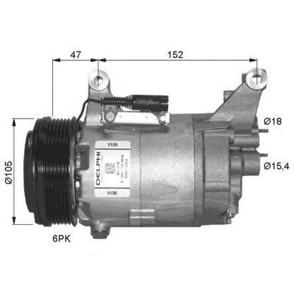 Foto Kompressor, Klimaanlage NRF 32409G