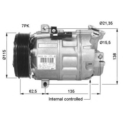 Photo Compressor, air conditioning NRF 32425G