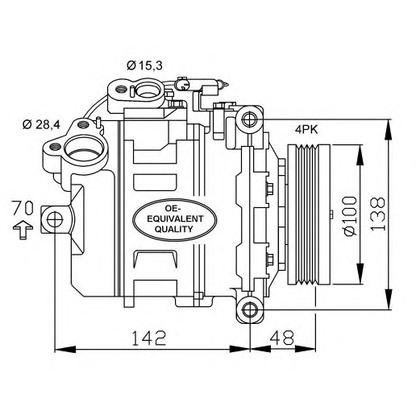 Foto Compressore, Climatizzatore NRF 32433