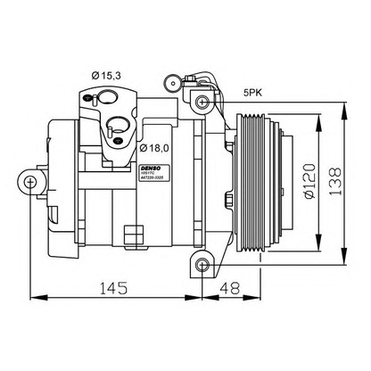 Photo Compresseur, climatisation NRF 32470G