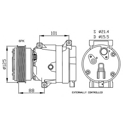 Foto Compressore, Climatizzatore NRF 32479G