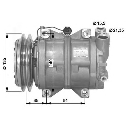 Foto Kompressor, Klimaanlage NRF 32494G