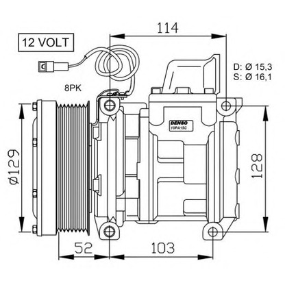 Foto Kompressor, Klimaanlage NRF 32565G