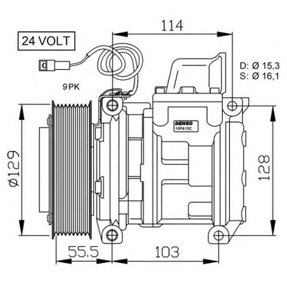 Foto Kompressor, Klimaanlage NRF 32567G