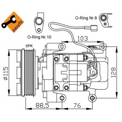 Photo Compresseur, climatisation NRF 32681G