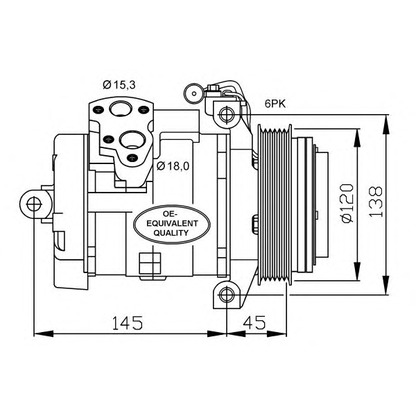 Foto Compressore, Climatizzatore NRF 32698