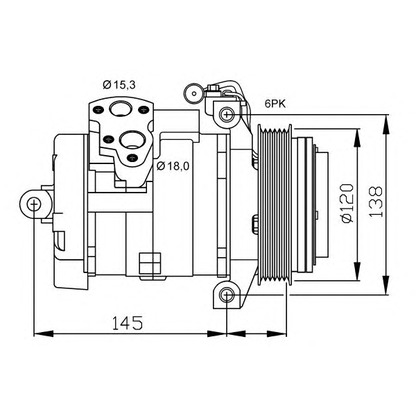 Foto Compressore, Climatizzatore NRF 32698G