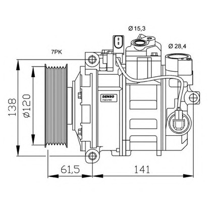 Photo Compressor, air conditioning NRF 32777G