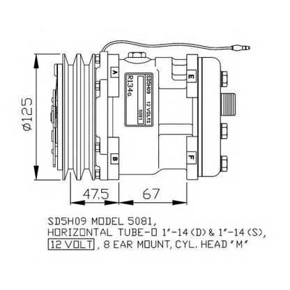 Foto Kompressor, Klimaanlage NRF 32803G