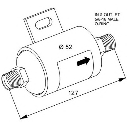 Photo Filtre déshydratant, climatisation NRF 33117