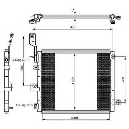 Photo Condenseur, climatisation NRF 350047