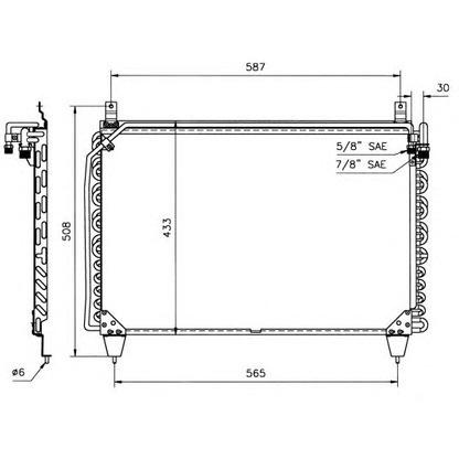 Photo Condenseur, climatisation NRF 35015