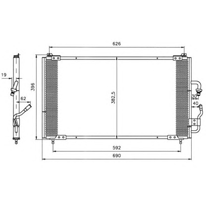 Foto Condensador, aire acondicionado NRF 35153