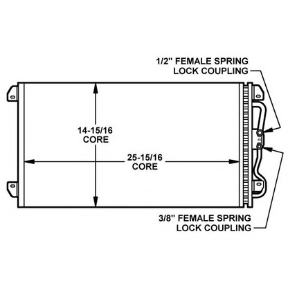 Foto Condensador, aire acondicionado NRF 35157