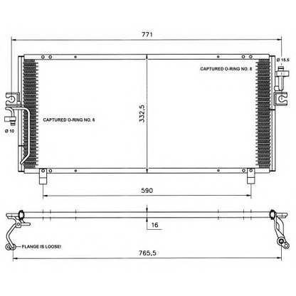 Foto Condensador, aire acondicionado NRF 35195