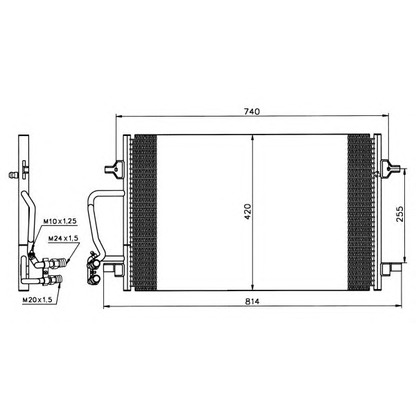 Photo Condenseur, climatisation NRF 35226