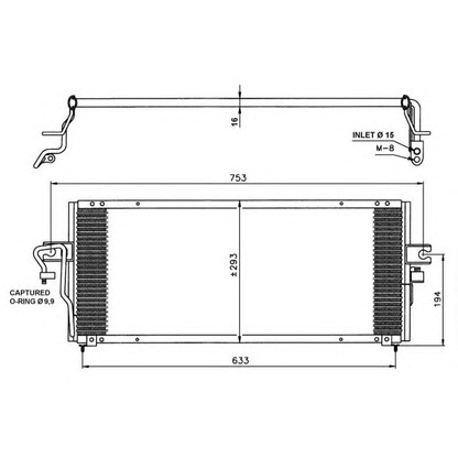 Foto Condensador, aire acondicionado NRF 35231