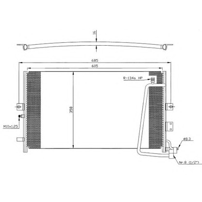 Photo Condenser, air conditioning NRF 35269