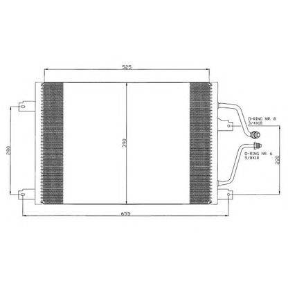 Foto Condensador, aire acondicionado NRF 35312