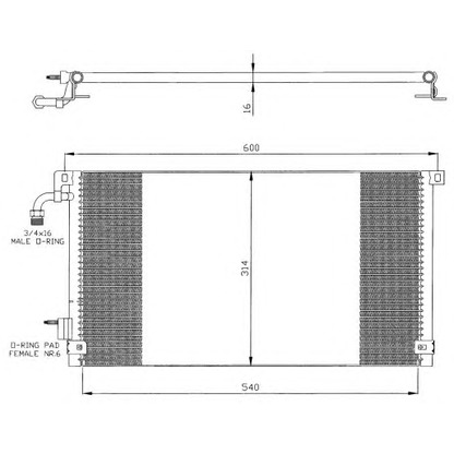 Foto Condensatore, Climatizzatore NRF 35328