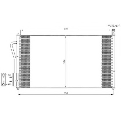 Foto Condensatore, Climatizzatore NRF 35345