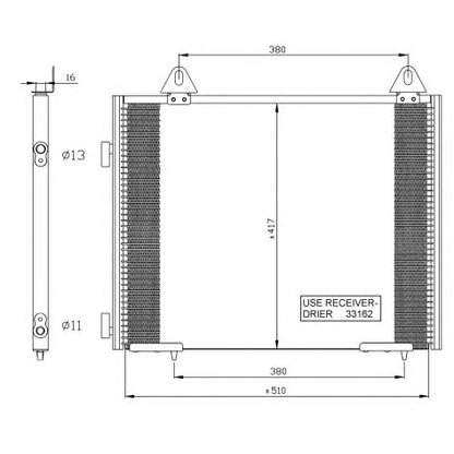 Photo Condenser, air conditioning NRF 35351