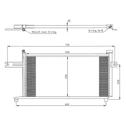 Foto Condensatore, Climatizzatore NRF 35369